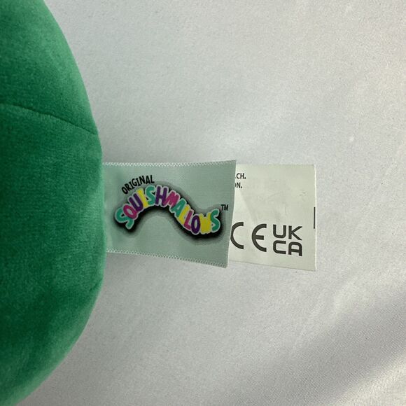 Squishmallow 5" Green Austin Avocado Fuzzy Belly Pink Cheeks Food Plush - Picture 3 of 6